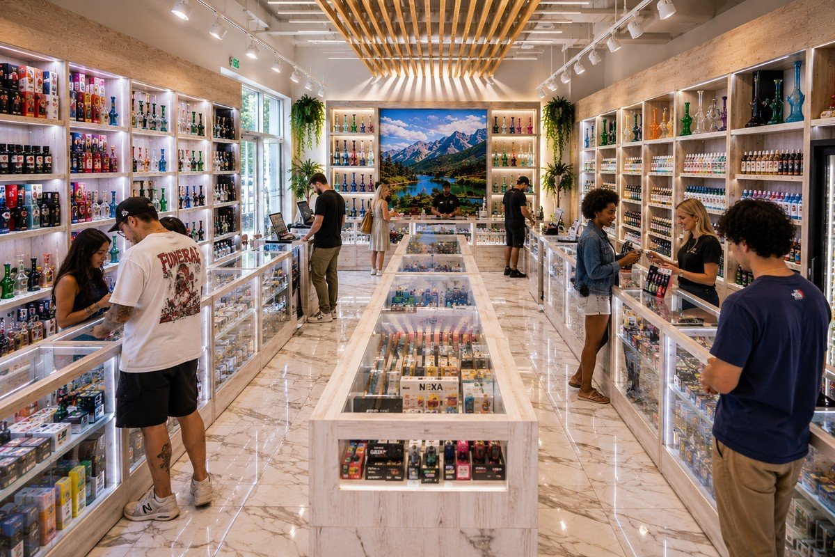 The open, welcoming floor of Rolling & Co.
